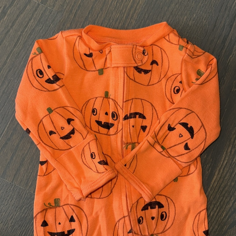 Carter's Halloween Zip-Up Cotton Sleep and Play Coverall | NB - Picture 3 of 8